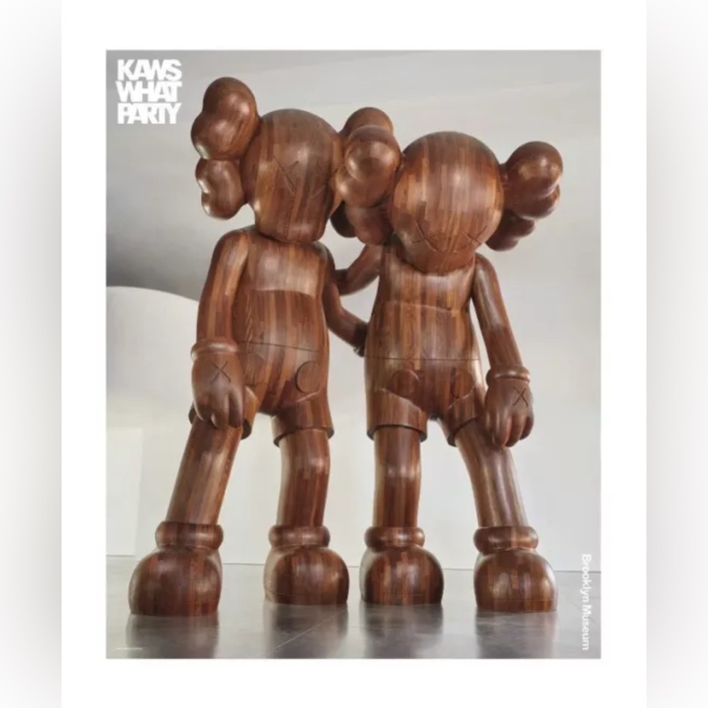 Kaws What Party Brooklyn Museum Poster Along The Way Poster 26"x32" New